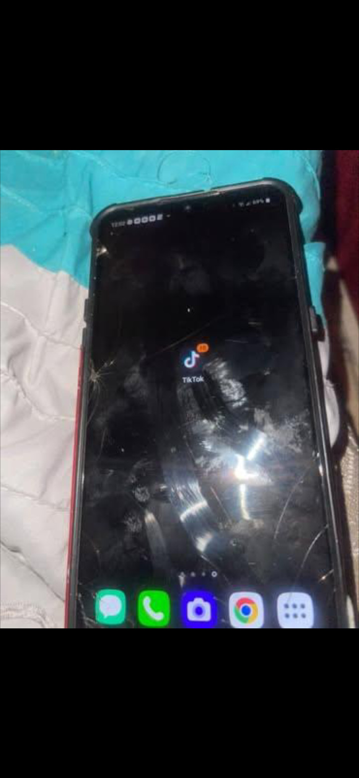 Phone with tiktok
