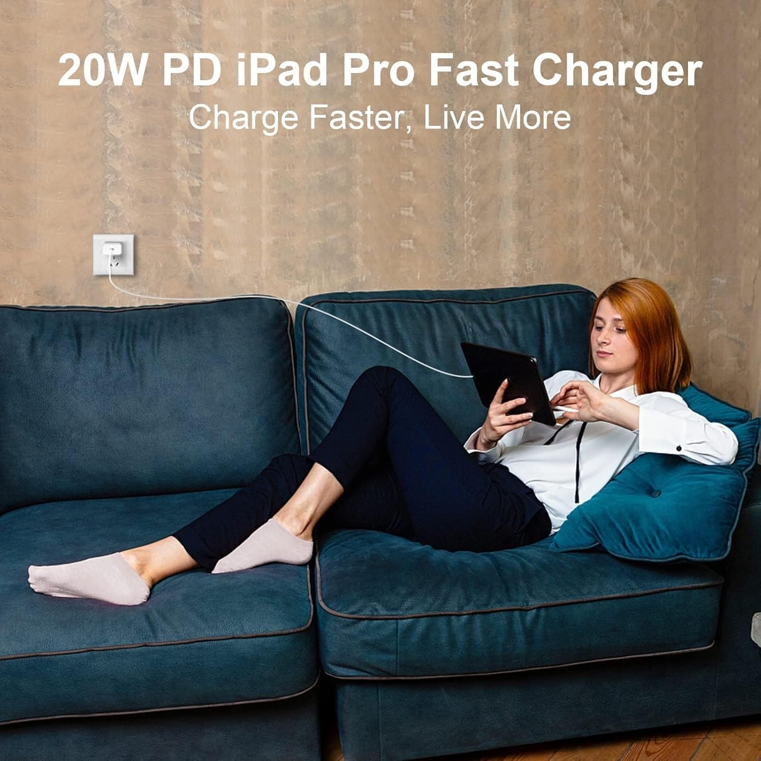 3 Pack 20W USB-C Fast Charger Wall Charger for iPhone 17/16 Pro Max 6FT Cable