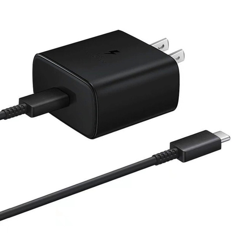 45W Fast Wall Charger Adapter 6ft Type-C Power Cable For Samsung S22 S21 S20 FE