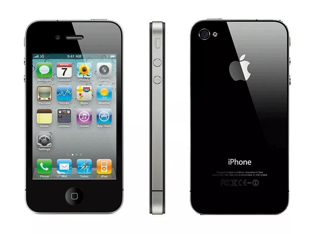 Apple iPhone 4 A1332 GSM AT&T 8GB Black for Parts/Repair
