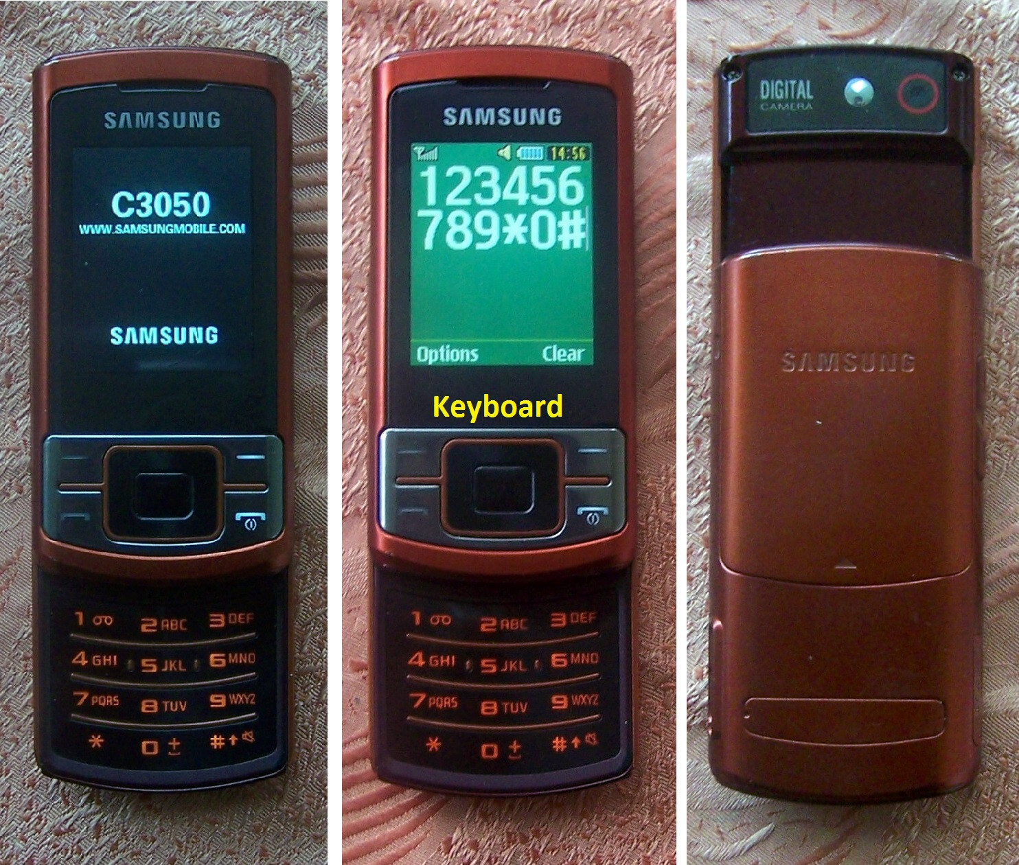 Samsung GT-C3050 Slide Mobile Phone Easy to Use, Big Font, Bluetooth – ΝΟ c zv