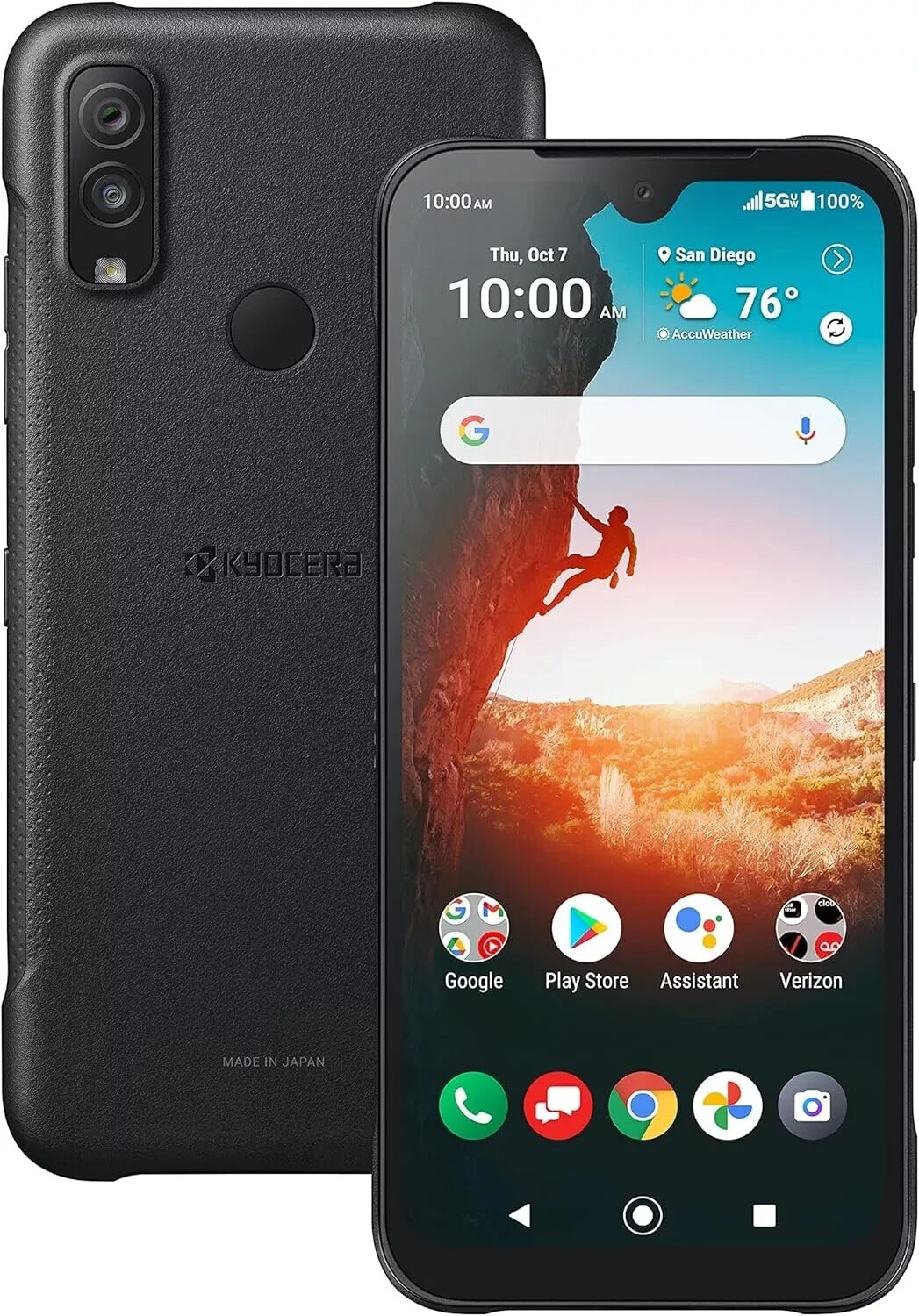 Kyocera DuraSport 5G UW C6930 64GB Black Good (Verizon ONLY)**