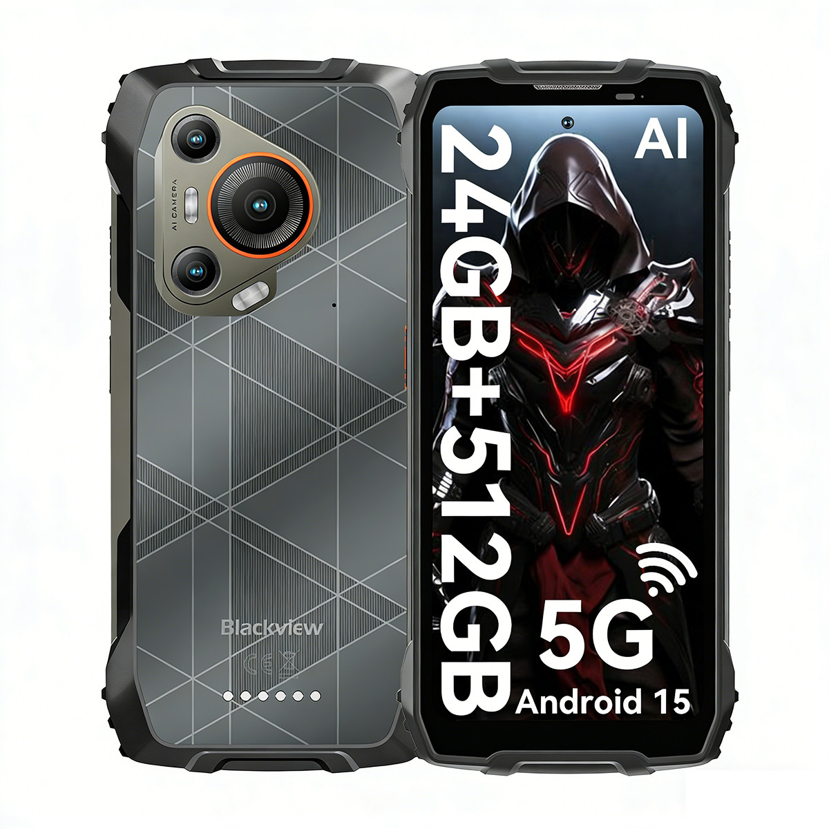 Blackview BL7000 AI 5G Rugged Smartphone 24GB+512GB 6.78″ 120Hz 7500mAh 50MP NFC