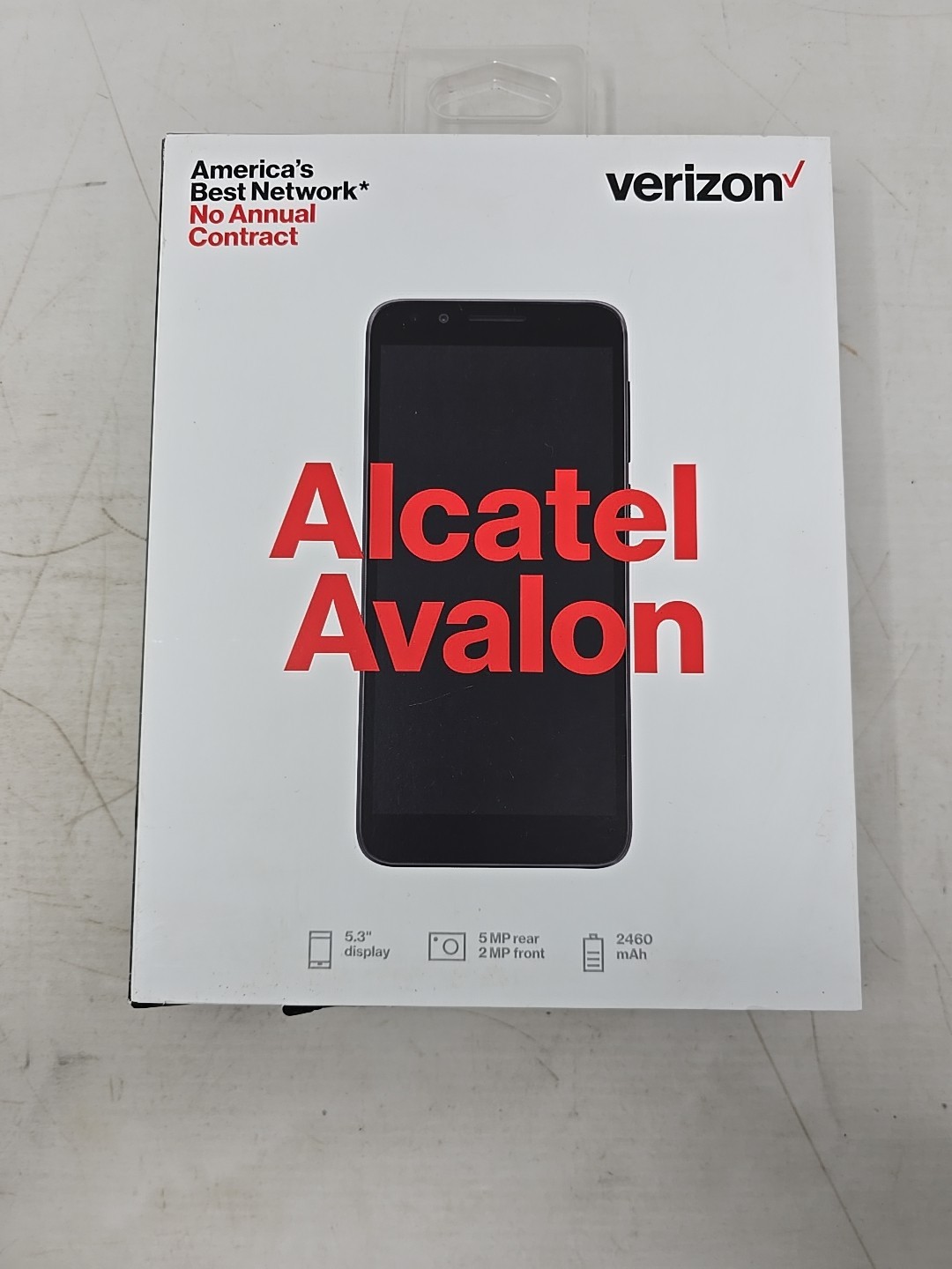 🔴Verizon TCL Alcatel Avalon 16GB Prepaid Smartphone Grey 4G LTE Sealed Android