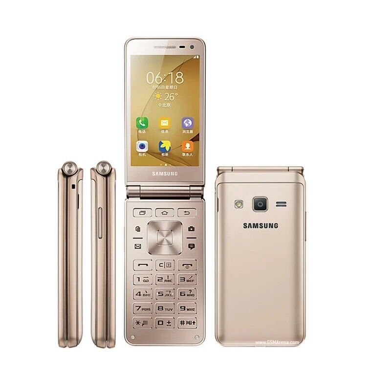 Samsung Galaxy Folder2 SM-G1650 16GB Dual SIM 4G Unlocked Flip Phone New Sealed