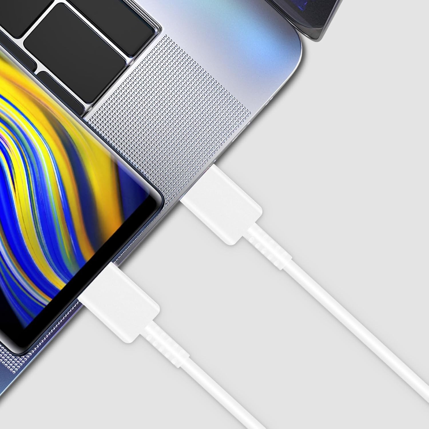 25W Type-C Fast Charging Block 2-Pack with 6ft Cable for Galaxy S23 Ultra/S22