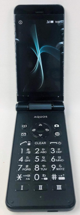 SHARP AQUOS KEITAI BLACK SH-N01 Android Flip Phone Unlocked 601SH NEW JAPAN