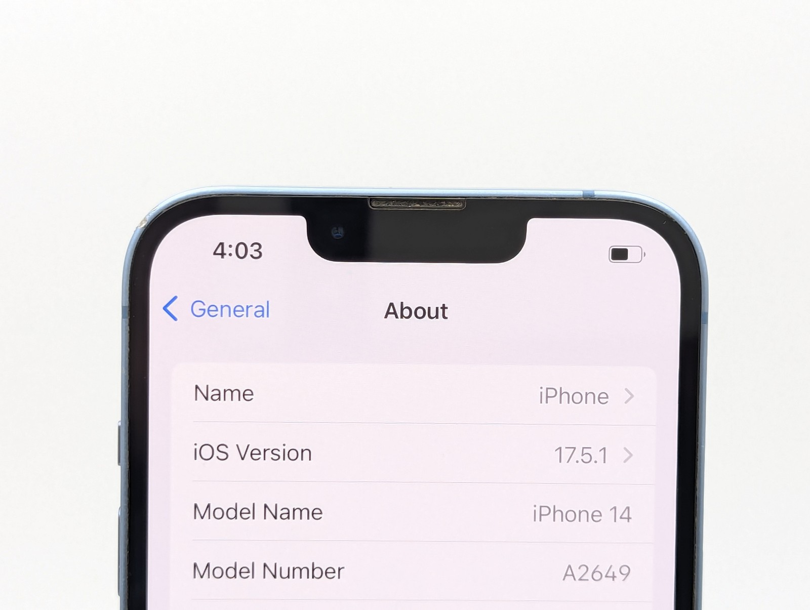 Apple iPhone 14 A2649 128GB Fair Condition | Blue | T-MOBILE & SPRINT ONLY
