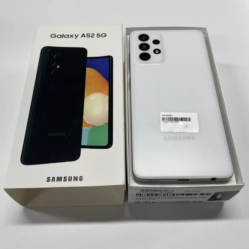 Samsung Galaxy A52(5G) SM-A526U 128GB+6GB Factory Unlocked Smartphone -New z9