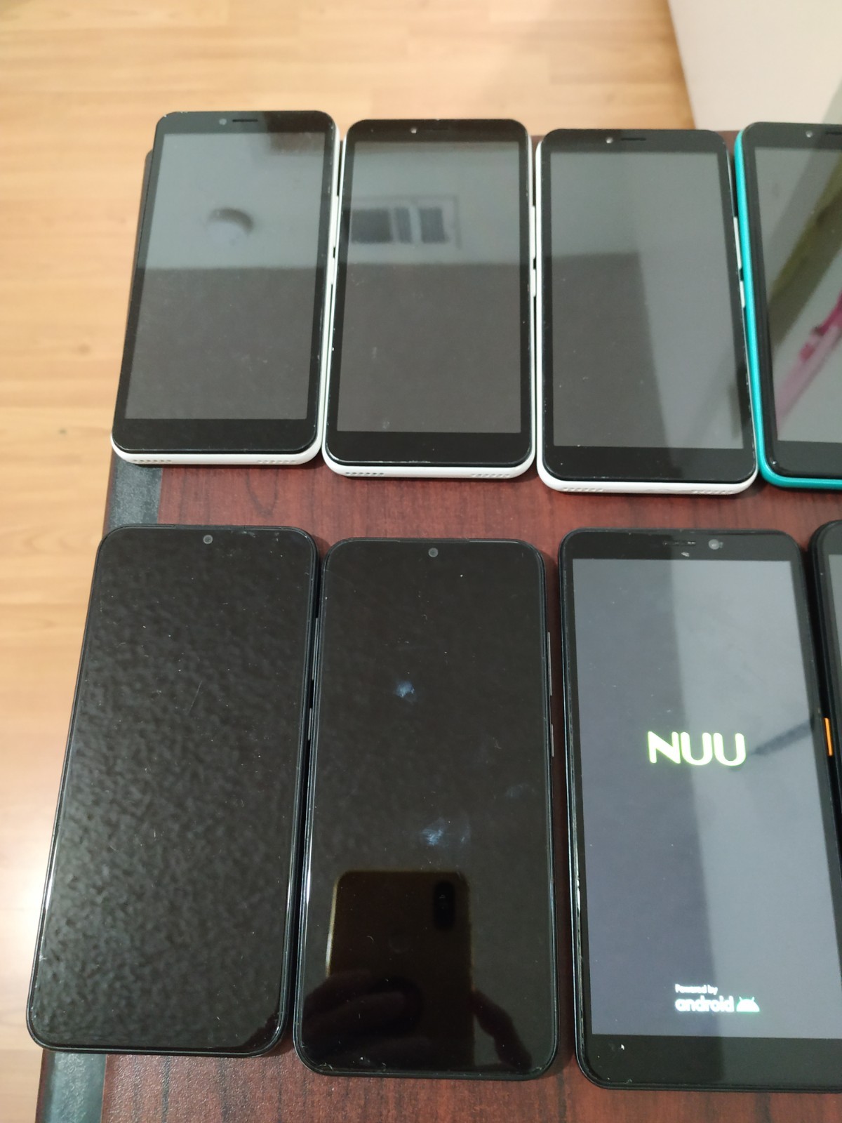 Lot of 10 Mixed Brand VORTEX C24 / WIKO / BLU/NUU /and other Smartphone For part