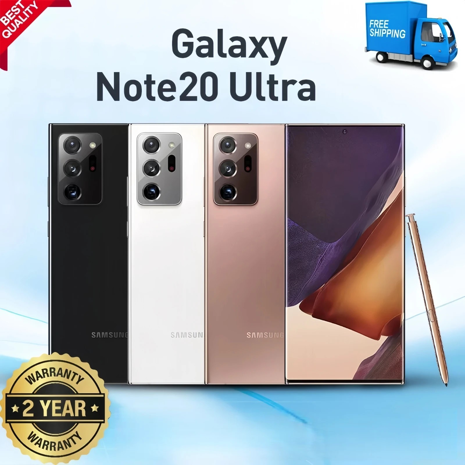 New Sealed Samsung Note 10+ Note 20 Ultra SM-N975U SM-N981U 5G S Pen Unlocked