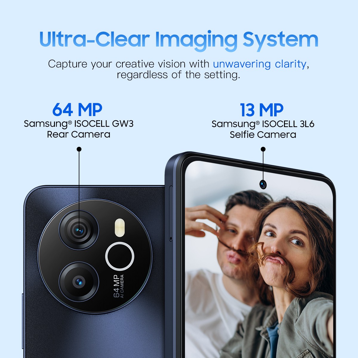 Blackview SHARK 8 4G Smartphone 16GB+128GB 6.78″ Android 13 64MP 5000mAh NFC