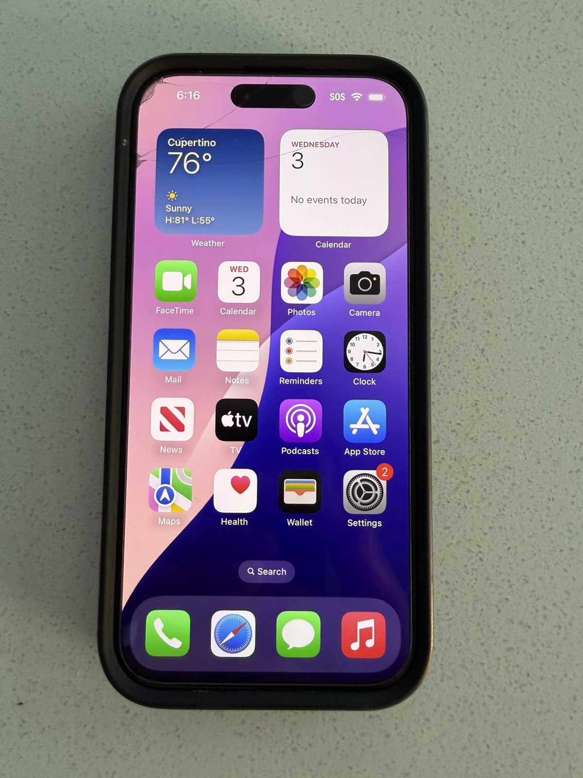 Apple iPhone 15 Pro Max 128GB (AT&T Locked) – Blue Titanium