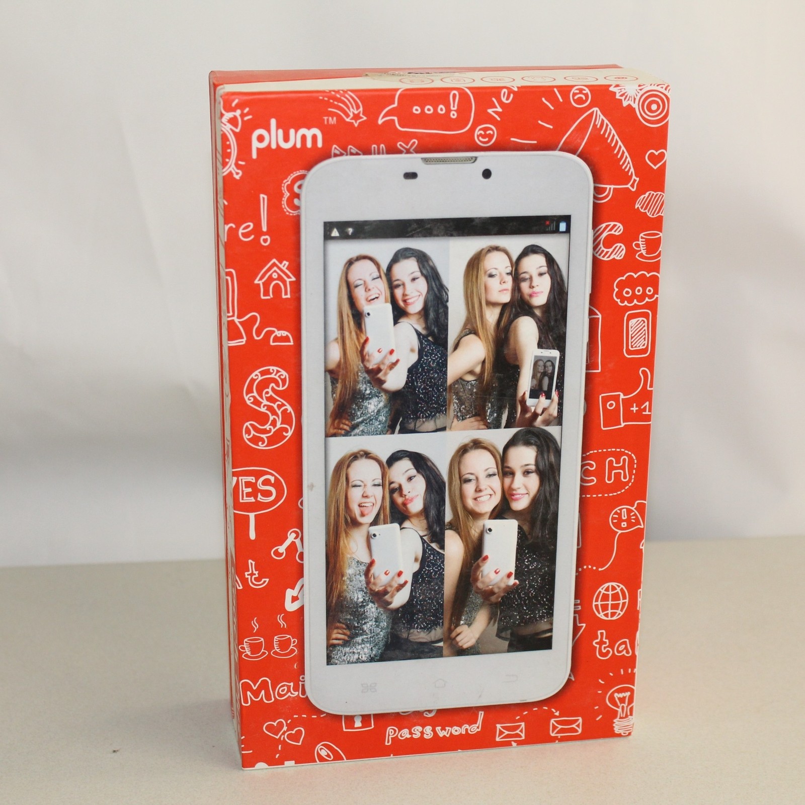 Kids Play Phone Plum Coach Plus Z620 White Unlocked Smartphone Dual SIM In Box
