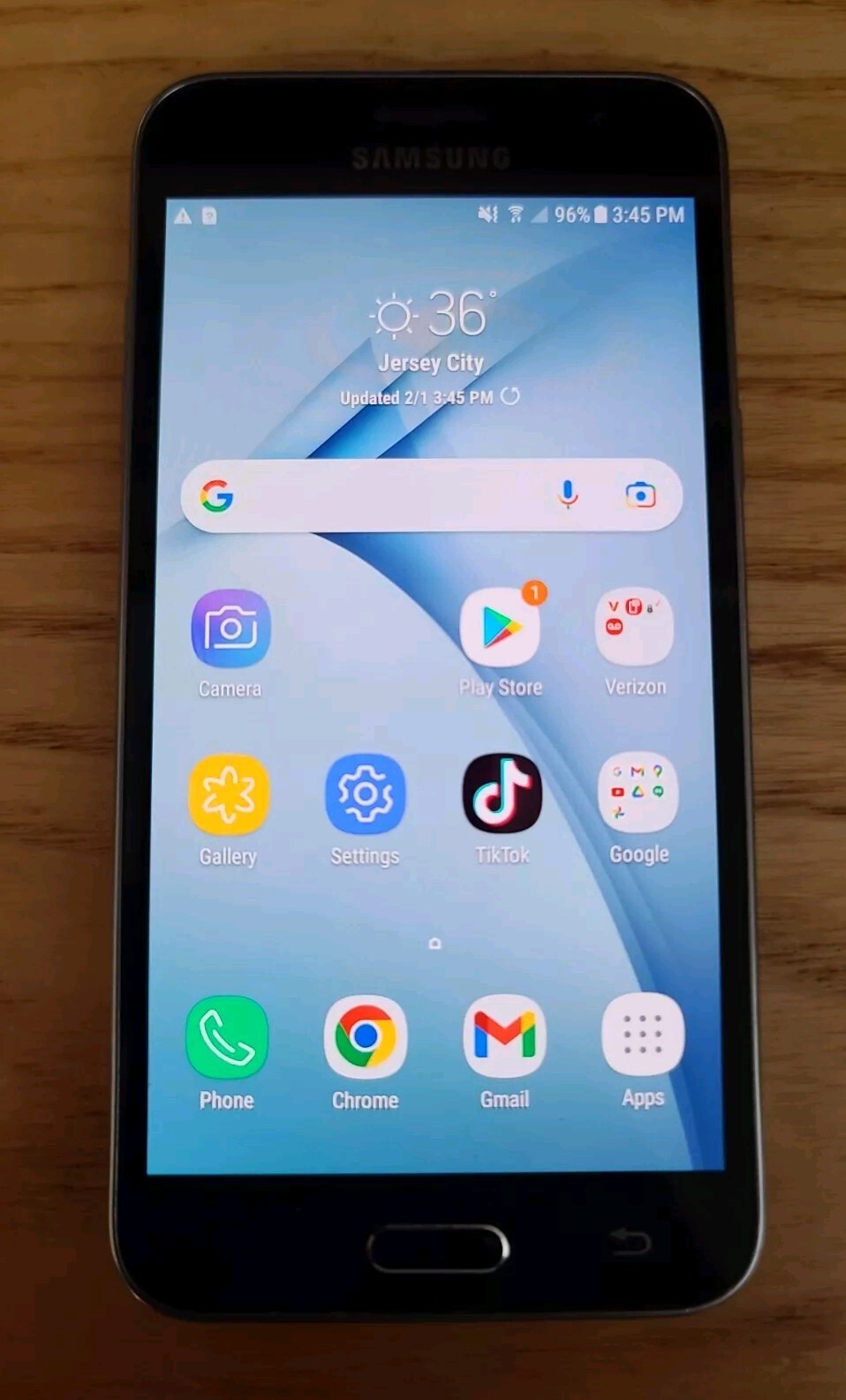 Samsung Galaxy J3 V – 16 GB – Black Android (Verizon) – TikTok Installed