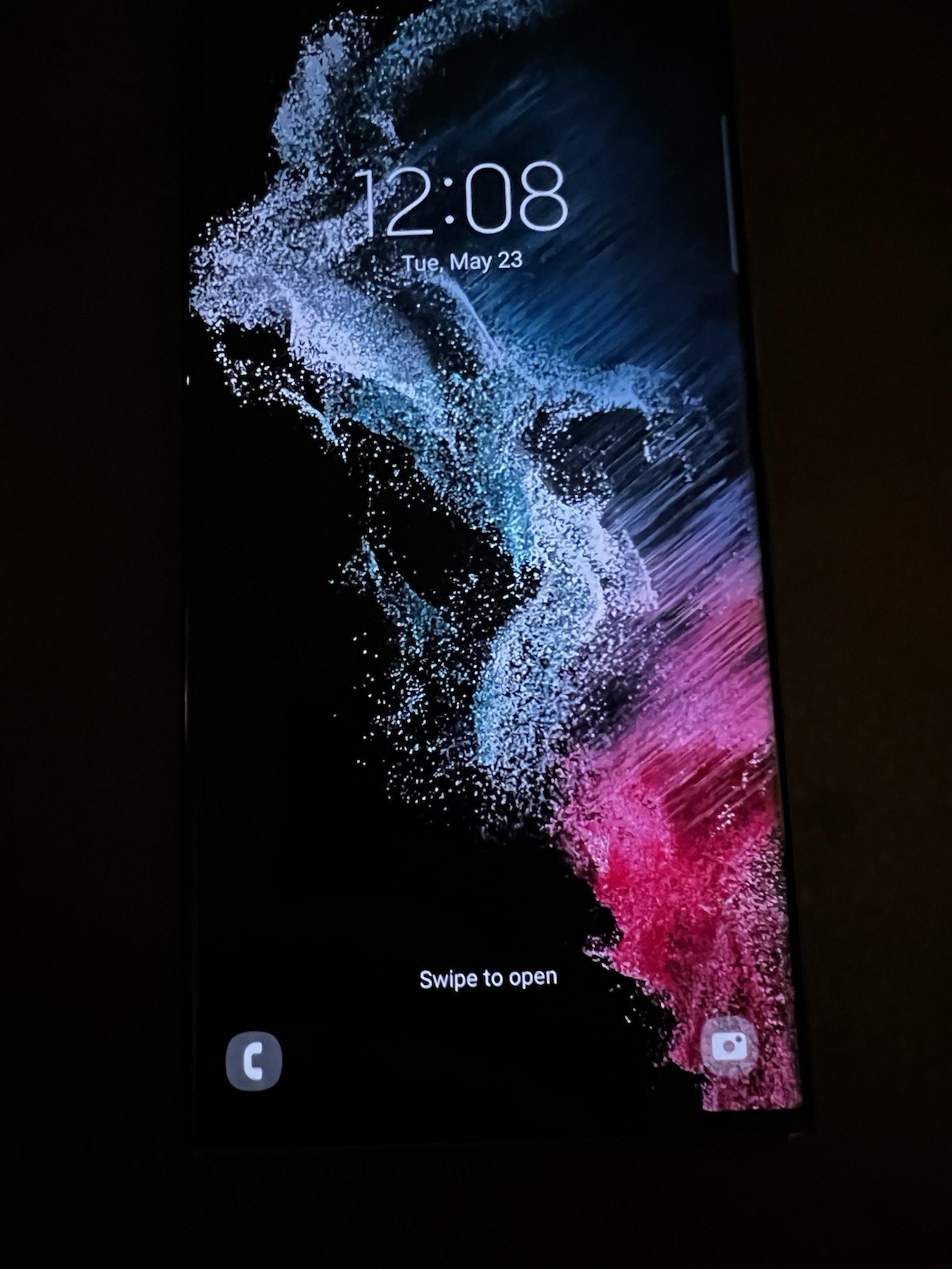 Samsung Galaxy S22 Ultra 108MP Camera Purple Bar-Style Smartphone