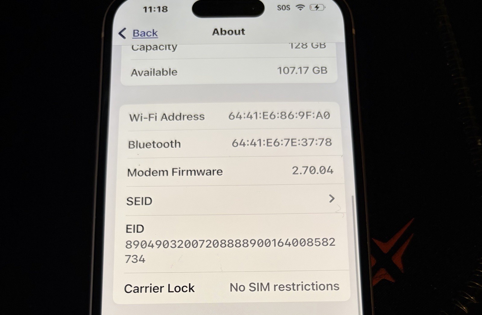 Apple iPhone 15 A2846 128GB Unlocked Smartphone – Pink – Good