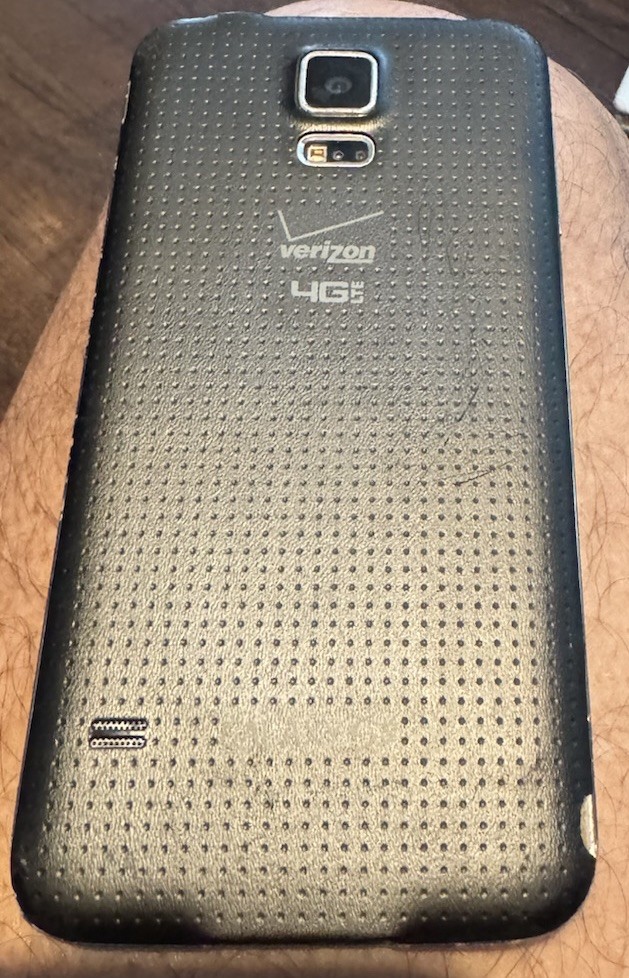 Samsung Galaxy S5 SM-G900V (Verizon) Black 16GB Fast Ship Good Used Laminated