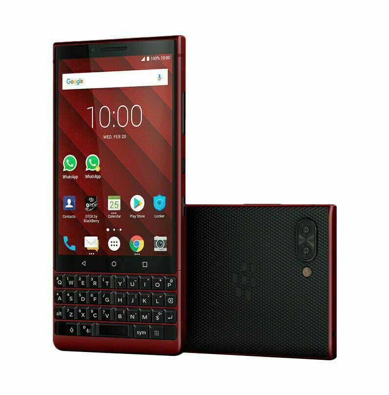 Original BlackBerry KEY2 Unlocked 4G LTE WIFI 4.5” 6GB+64GB cta-Core SmartPhone