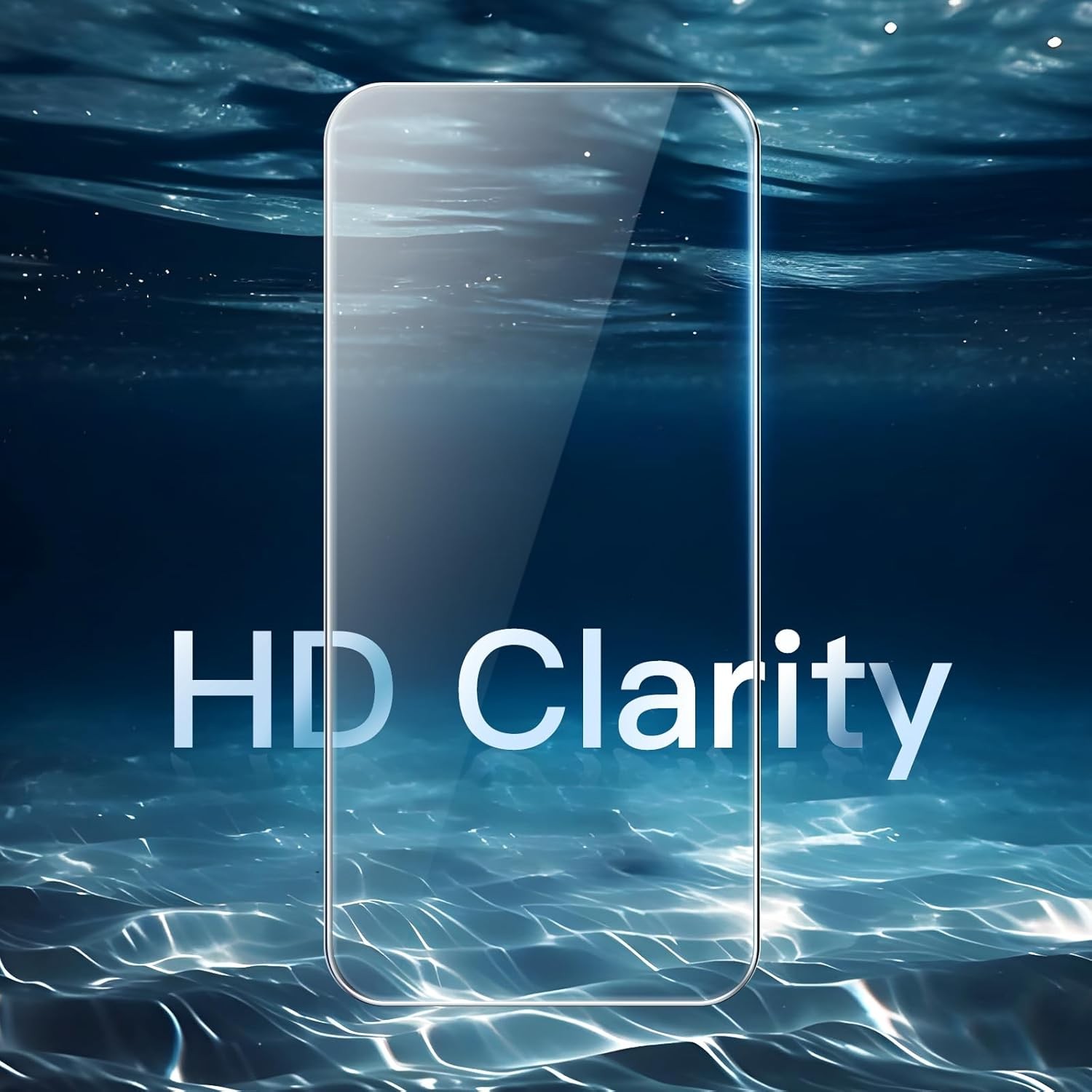 2PCS Screen Protector for iPhone 15 Pro Max 6.7 Inch Bubble Free Tempered Glass