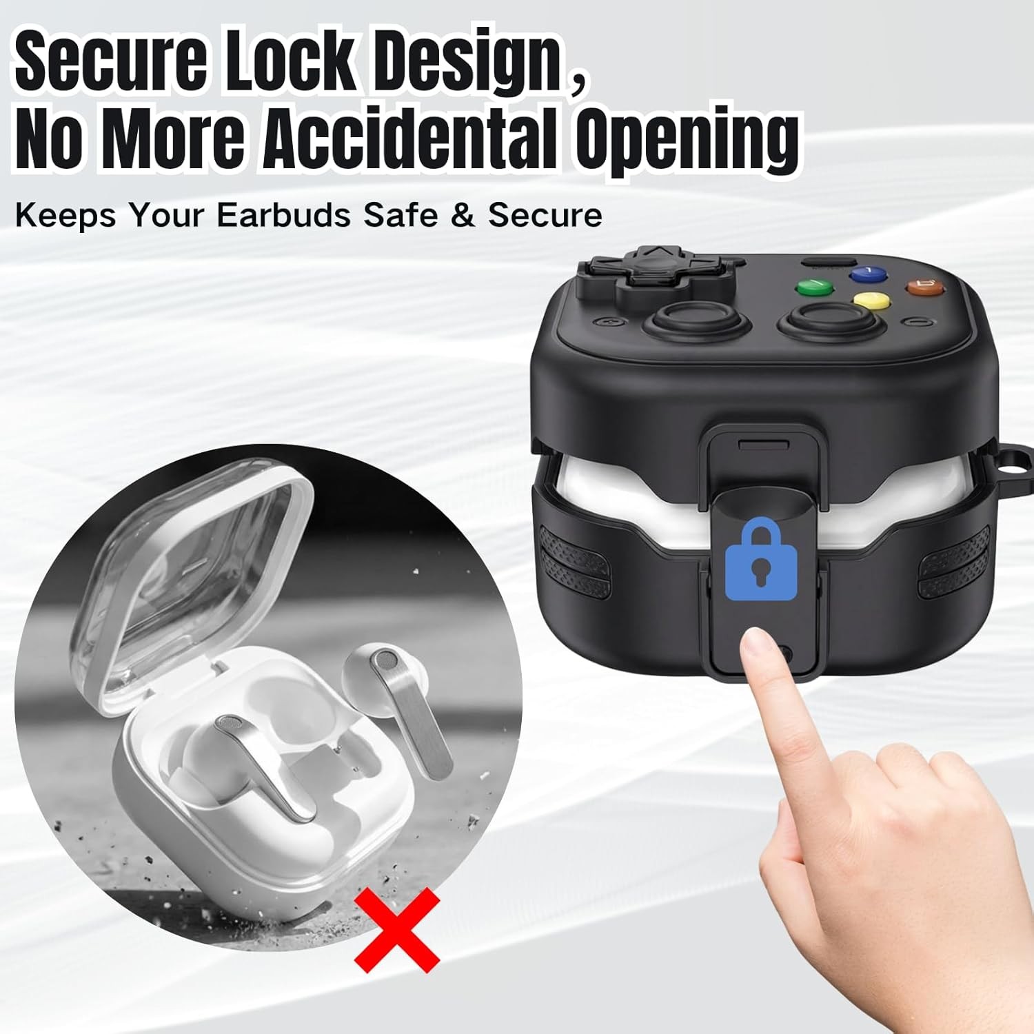 Protective Case for Samsung Galaxy Buds 4 & Buds 4 Pro, Rugged Hard Shell Cover