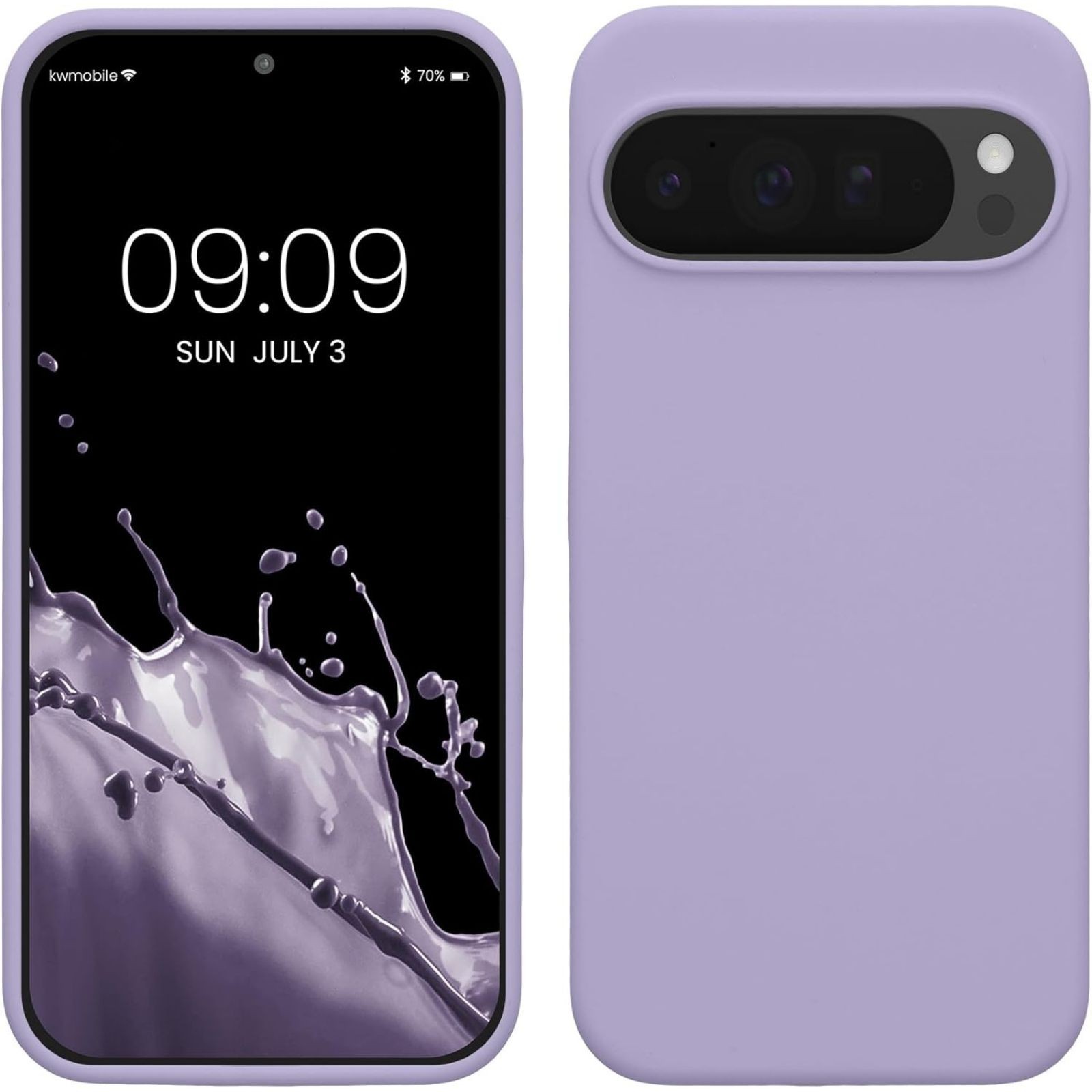 Google Pixel 10 Pro XL Case – TPU Silicone Phone Cover with Soft Finish – Lavend