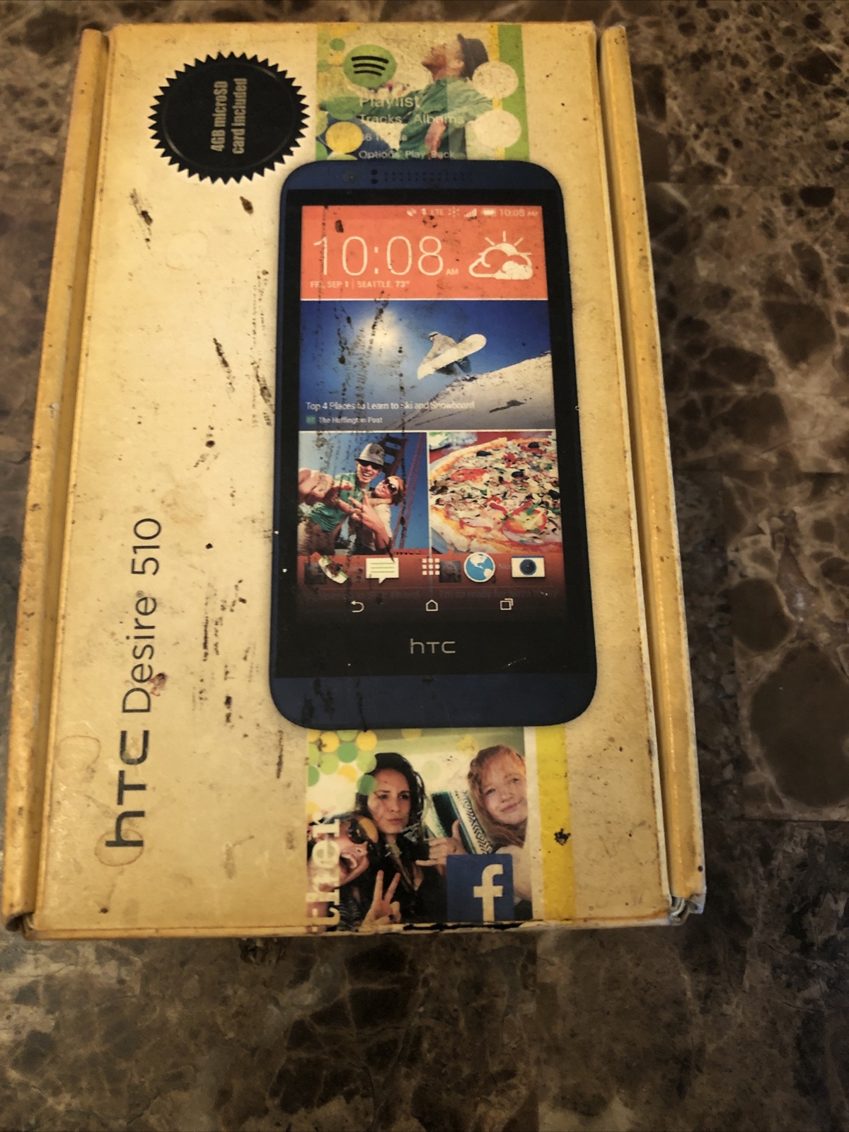 HTC Desire 510 Black For Parts In A box
