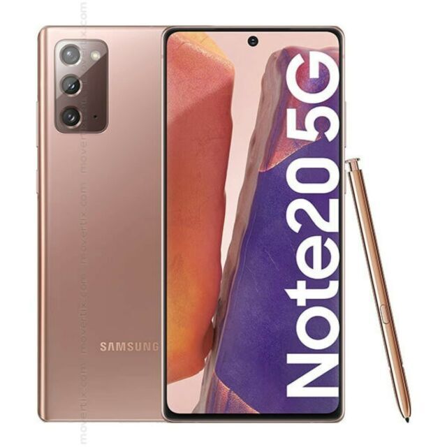 Samsung Galaxy Note 20 5G N981U 128GB Factory Unlocked Smartphone Open Box GOLD