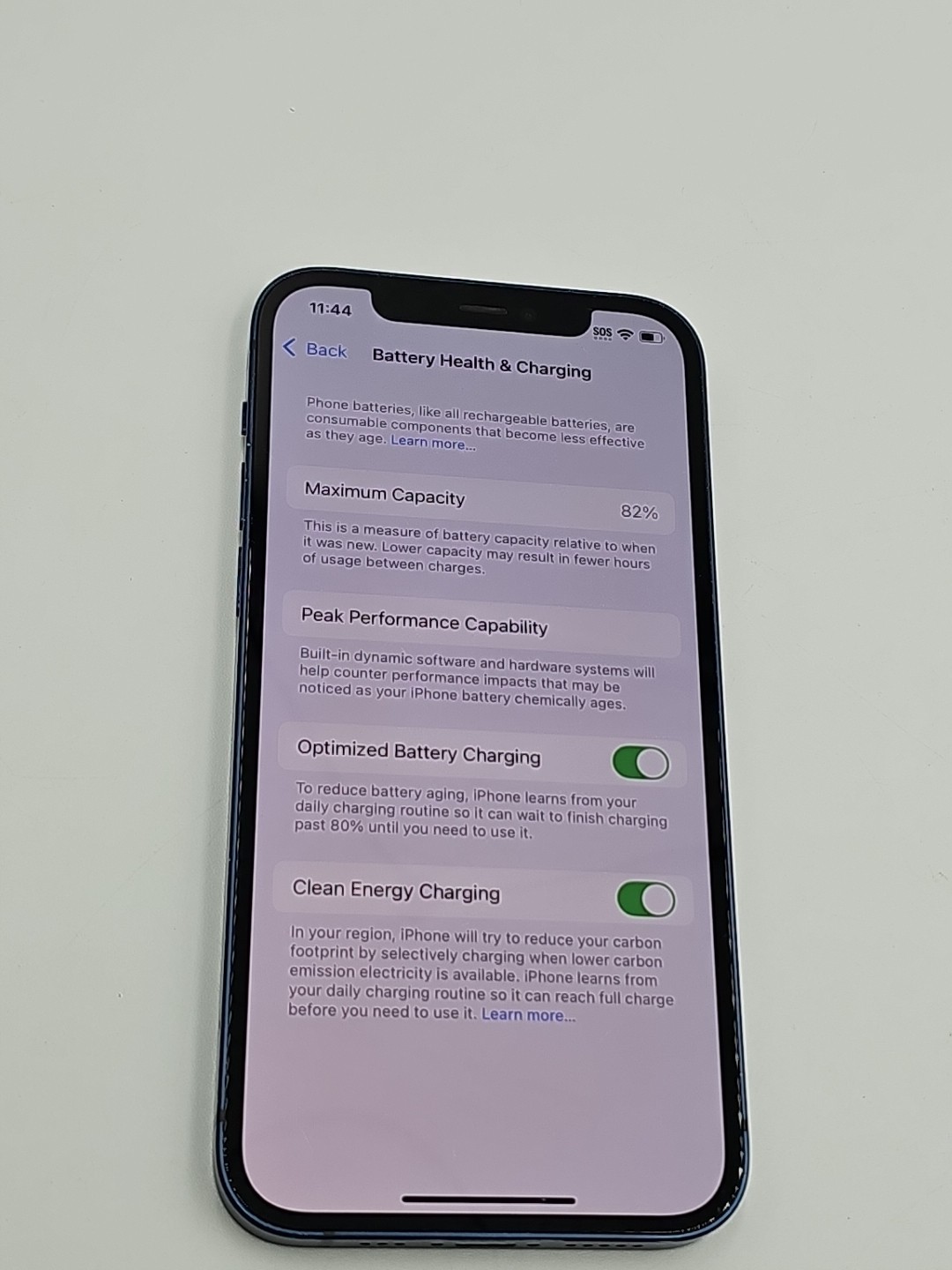 Apple iPhone 12 (A2172/MGH93LL/A) – Unlocked 64GB Blue