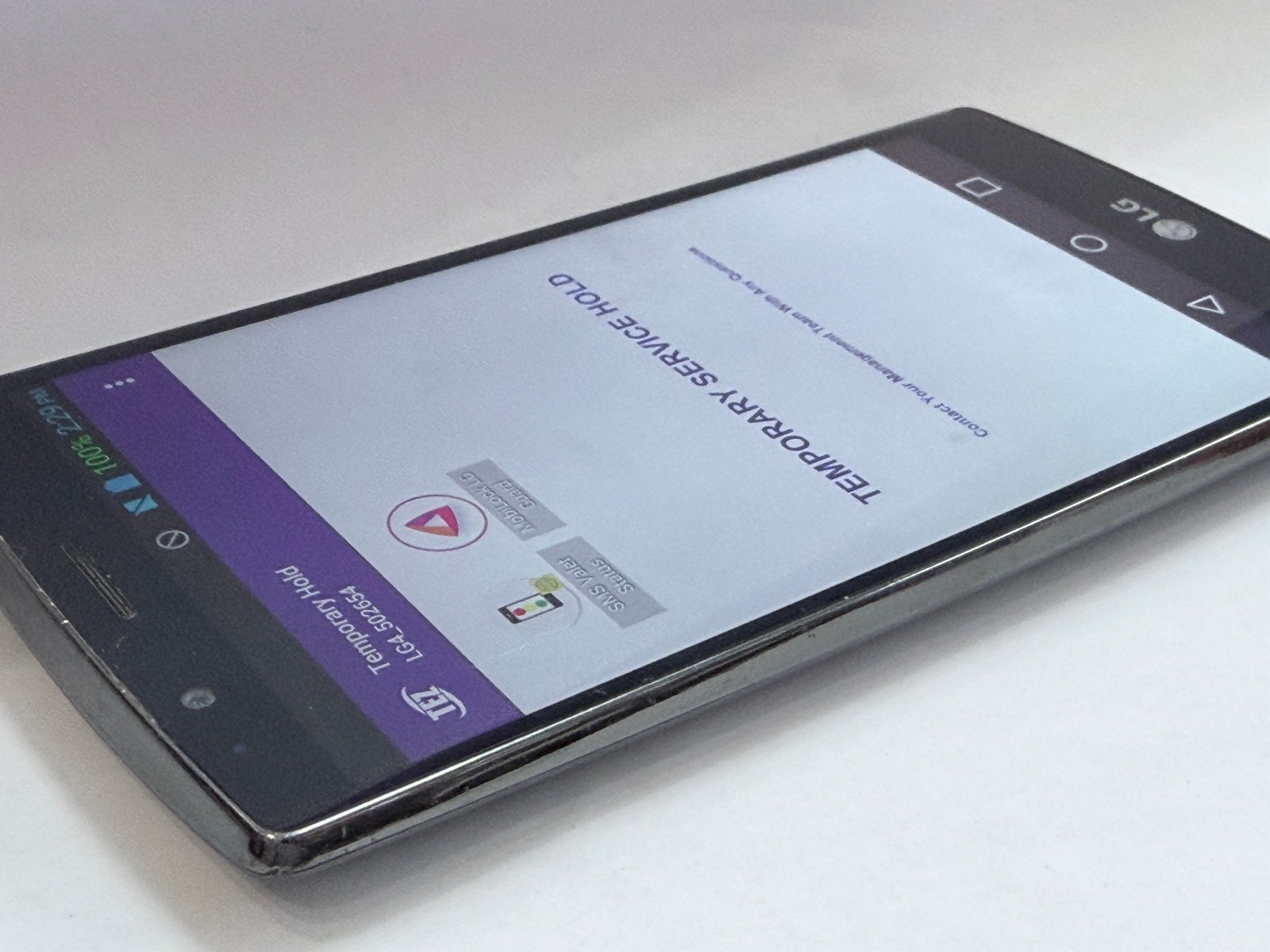AT&T LG H811 G4 Android 4G LTE Smart Phone / GOOD LCD / BAD SOFTWARE