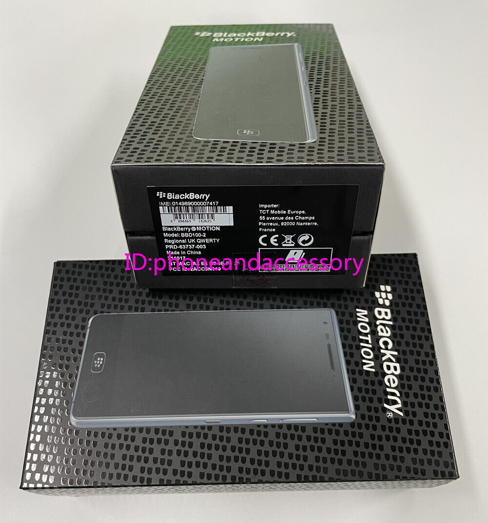 BlackBerry Motion BBD100-2 (Unlocked) 32GB 4GB RAM LTE Smartphone- New Sealed