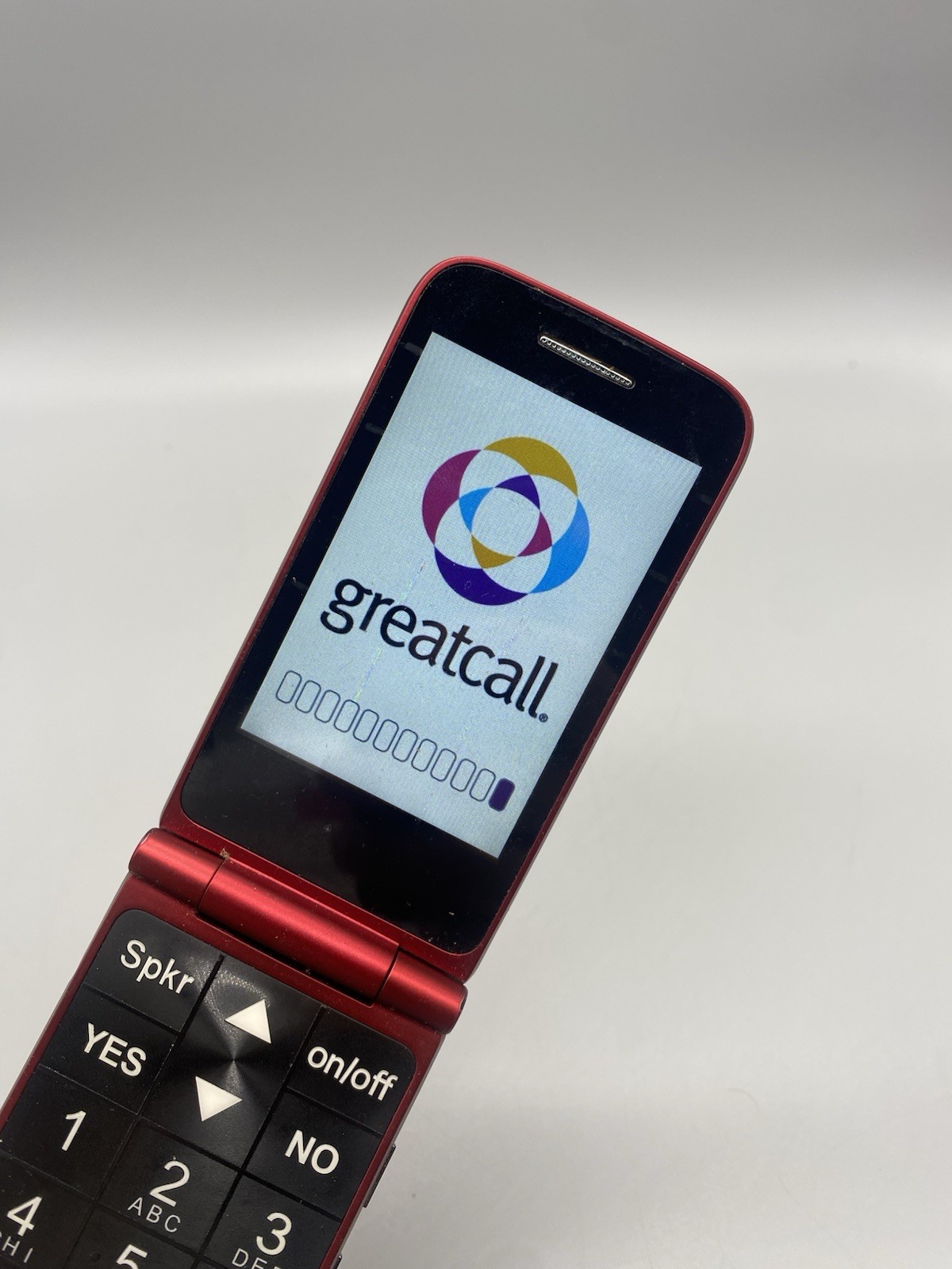GreatCall Jitterbug Flip Easy-to-Use Cell Phone – RED – Read W/ Box