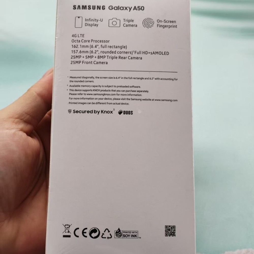 Samsung Galaxy A50 SM-A505F 6GB+128GB Factory Unlocked Android Phone New Sealed