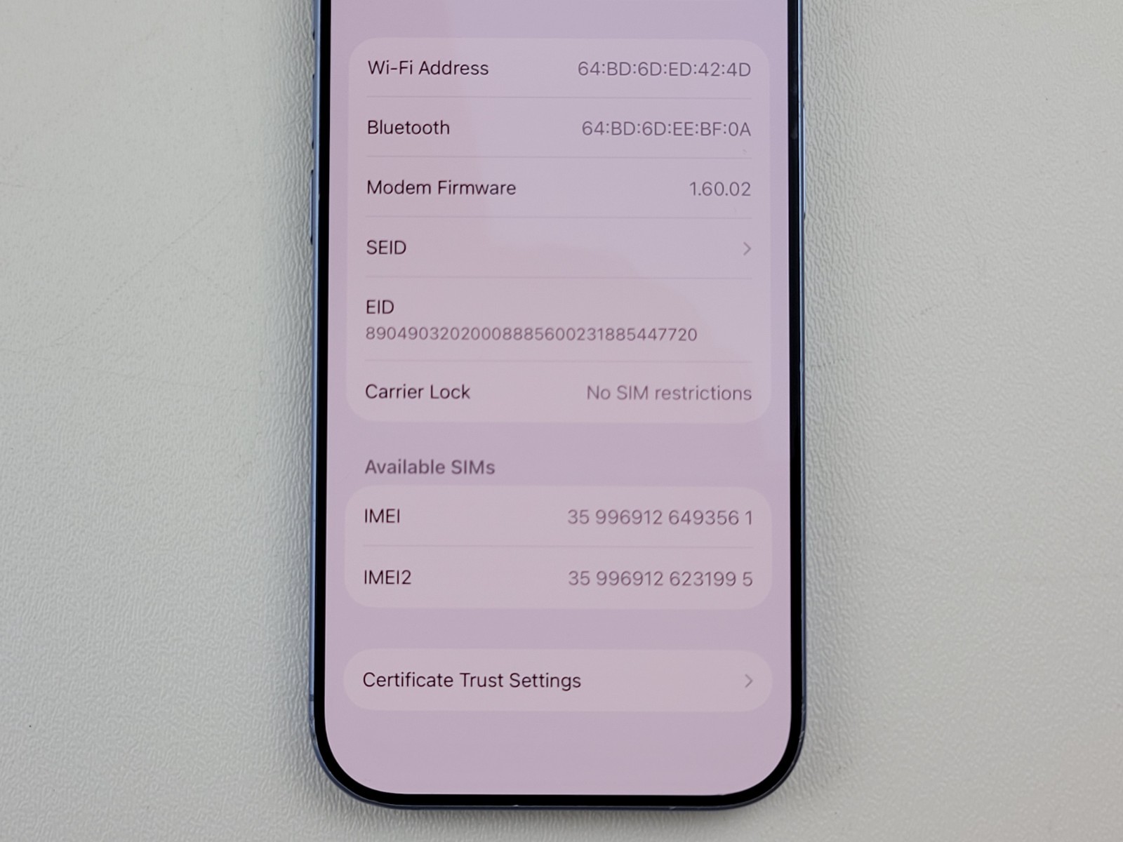 Apple iPhone 17 (A3258) 256GB – Blue (Unlocked) Smartphone – BLEMISHED – H7788