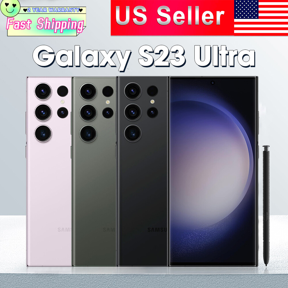 NEW SAMSUNG GALAXY S23 ULTRA 5G UNLOCKED S918U 1T/ 512GB AT&T T-Mobile Verizon