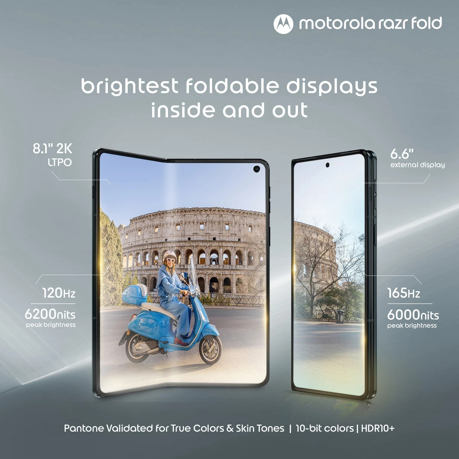 MOTOROLA Razr fold (512GB 16GB RAM Blue) Snapdragon 8 Gen 5 eSim Global Version