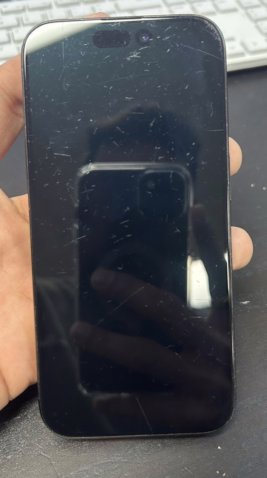 USED Apple iPhone 15 Pro 256GB Blue Titanium Unlocked READ DESCRIPTION