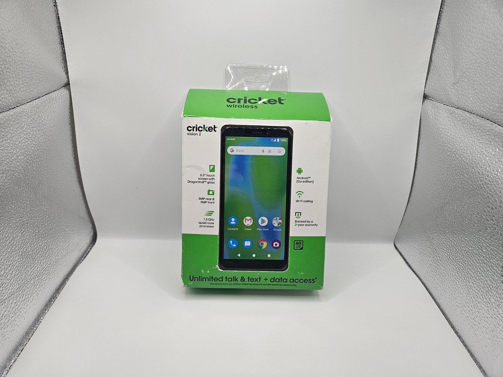 Brand NEW Cricket Vision 2 4G LTE Cricket Prepaid Smartphone