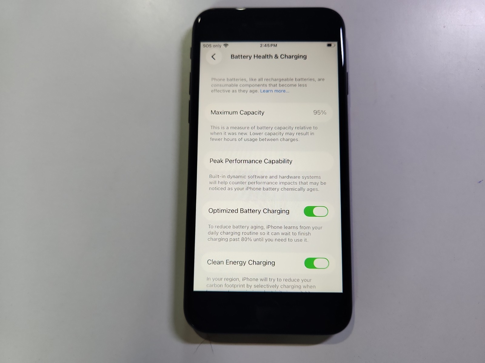 Apple iPhone SE 2nd Gen A2275 64GB Unlocked Clean IMEI BH=95%