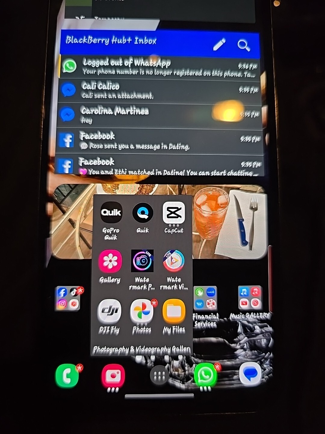 Samsung Galaxy A54 5G With TikTok And CapCut Installed SD Card Slot