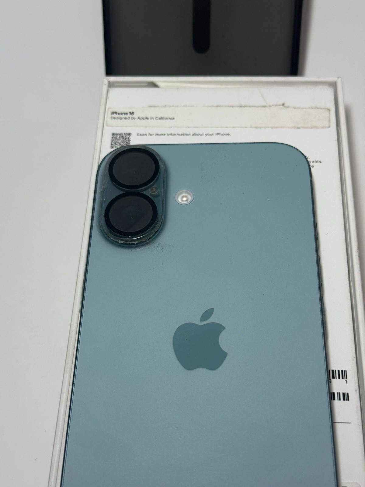 Factory Unlocked Apple iPhone 16 256GB Teal A3081 Bundle Original Box AZ Seller