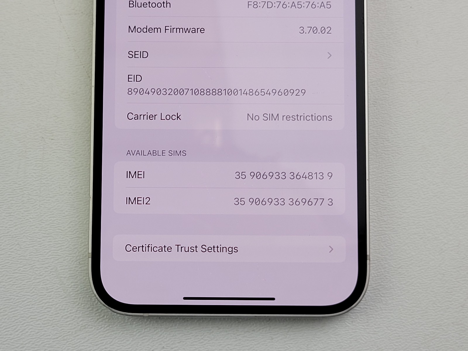 Apple iPhone 14 Plus (A2632) 128GB (Unlocked) Smartphone – BLEMISHED – H5355