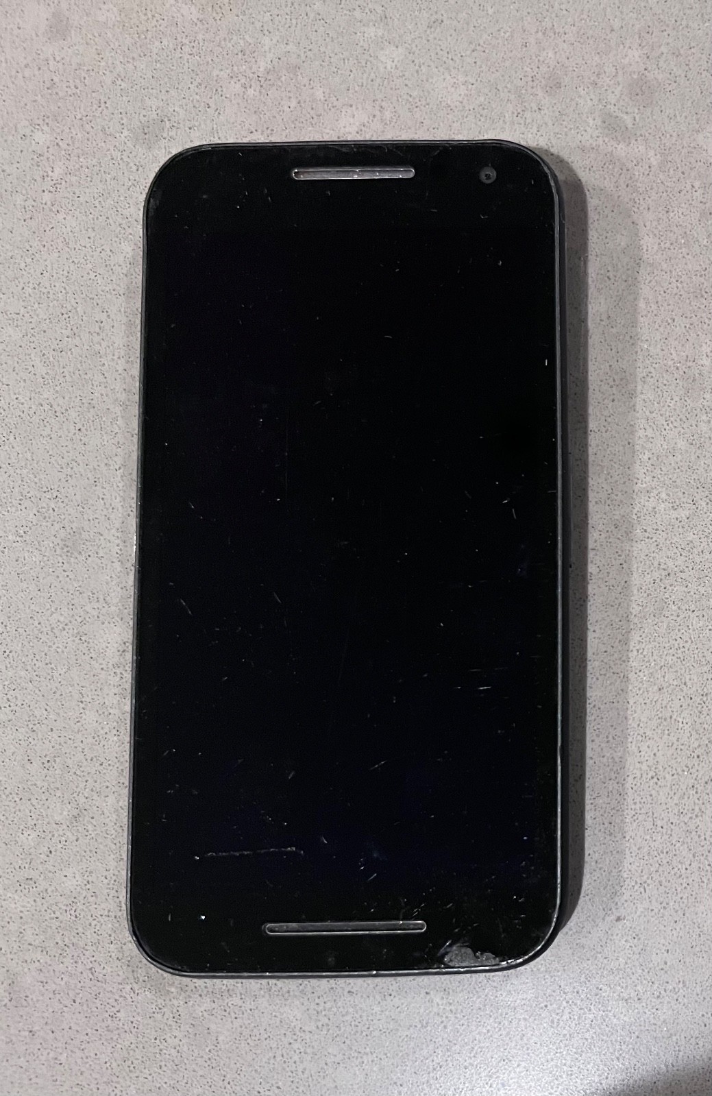 Defective Motorola Moto G XT1548 Black Smartphone For Parts #408