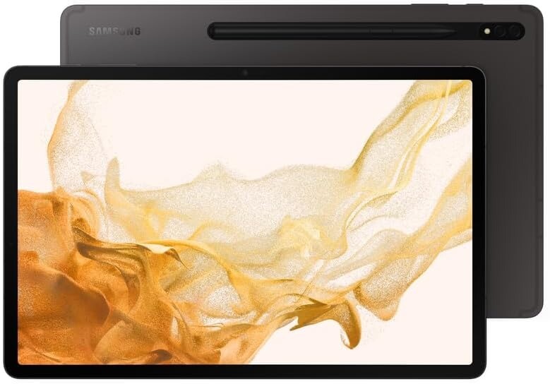 Samsung Galaxy Tab S8+ without S Pen (Wifi + LTE) (Unlocked) – 128GB – Graphite