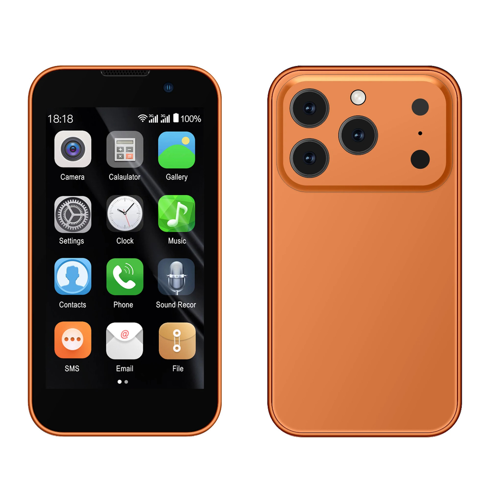 17SE MINI 3G Tiny Smartphone Android System Play Store 2GB+16GB Whatsapp GPS Wif