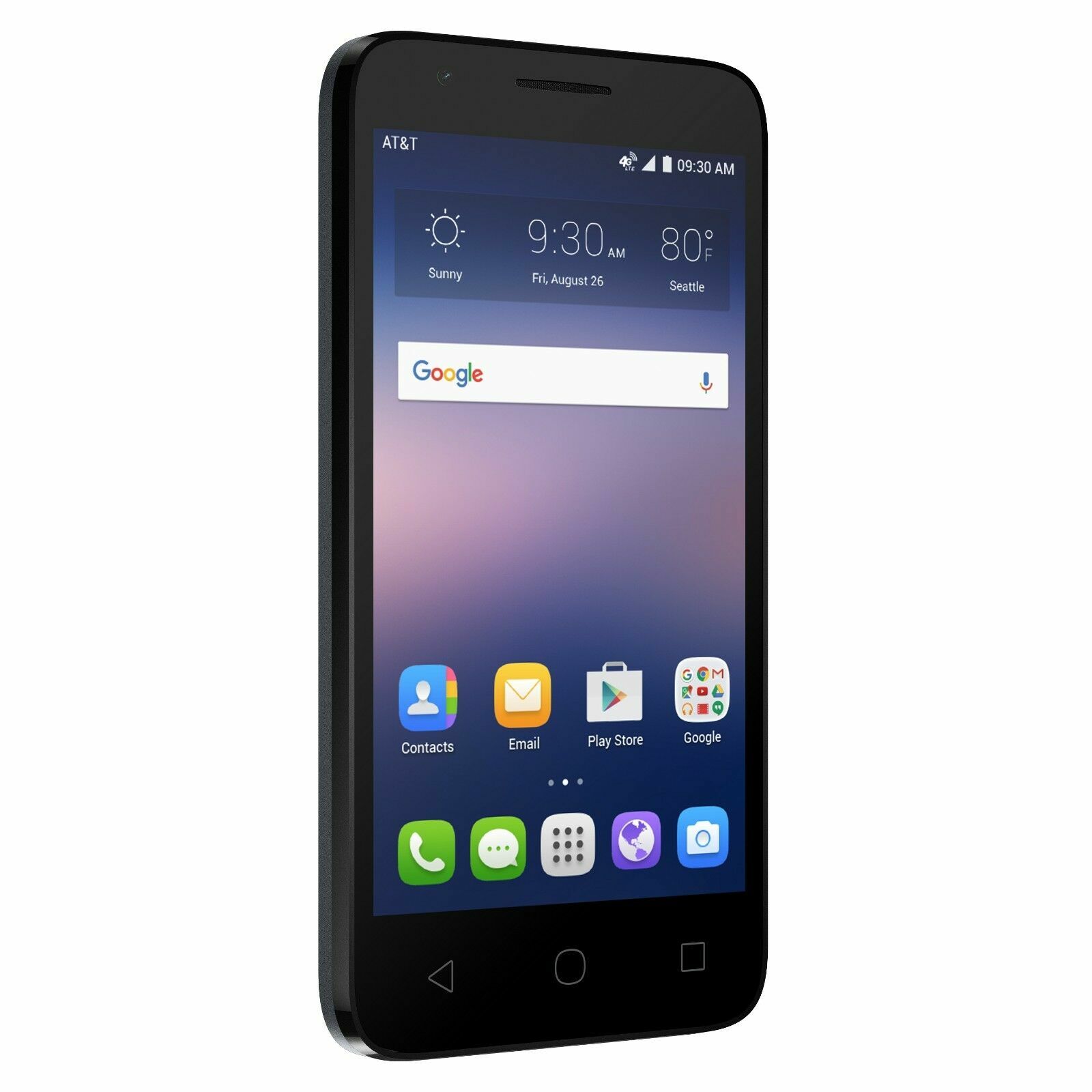 Brand NEW Sealed AT&T Go Phone ALCATEL Ideal 8GB 4.5″ Prepaid Smartphone – Slate