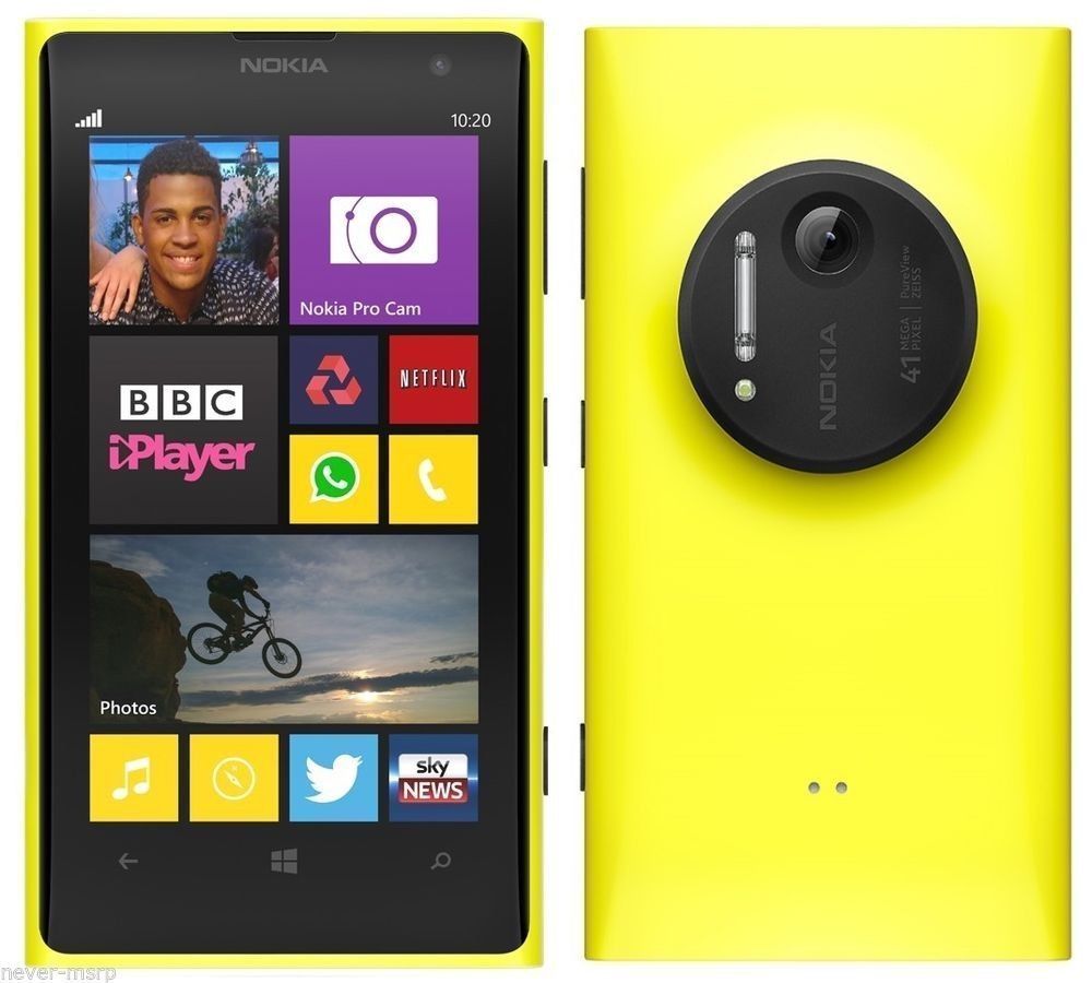 Original Nokia Lumia 1020 Wifi NFC 41MP 4.5″ Unlocked Windows OS Phone 2G+32GB