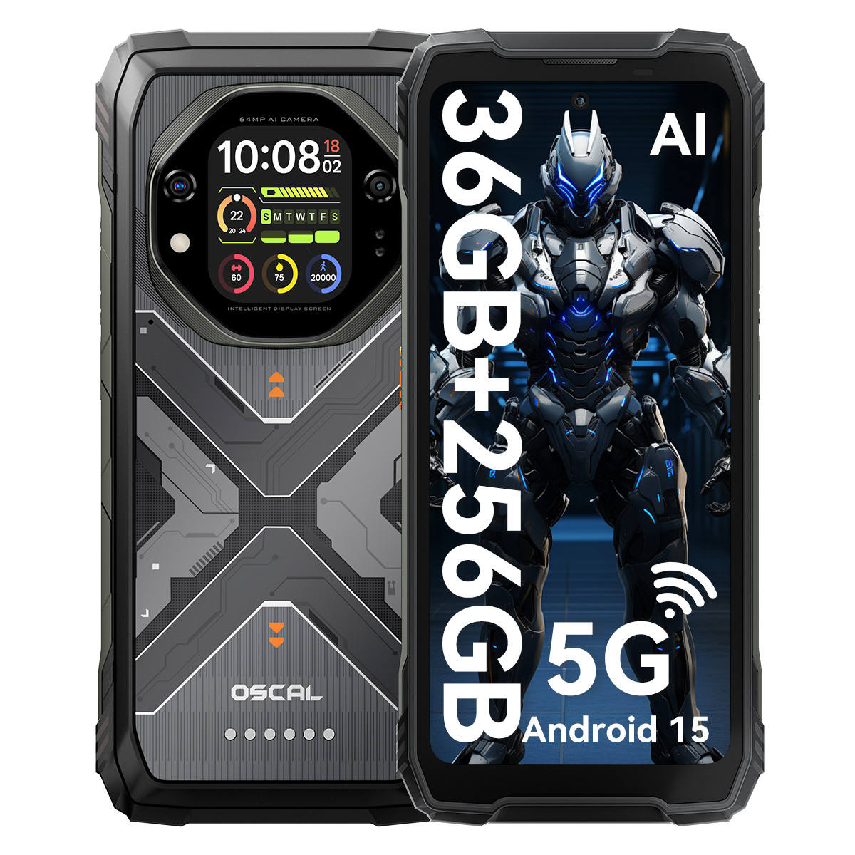 Blackview OSCAL TANK 1 5G Rugged Smartphone 36GB+256GB 6.78″ 2.4K 20000mAh NFC