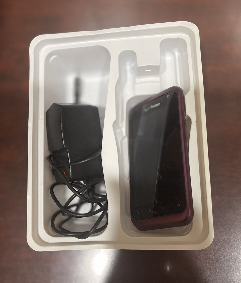 HTC Rhyme ADR6330 Verizon 3G CDMA Smartphone Plum 768MB Working