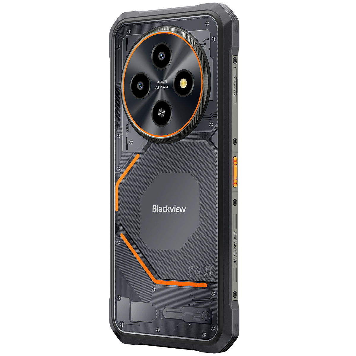 Blackview FORT 2 AI 4G Rugged Smartphone 24GB+128GB 6.56″ Android 15 5000mAh NFC
